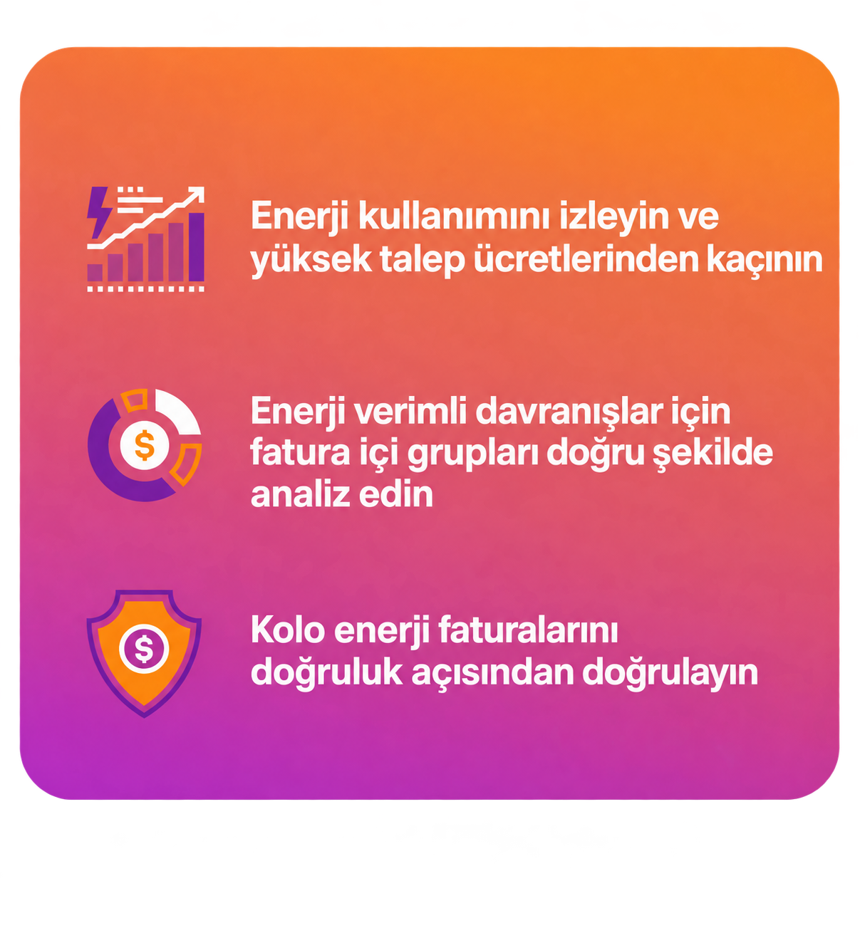 Aylık enerji faturalarında aşım ücretlerinden kaçının