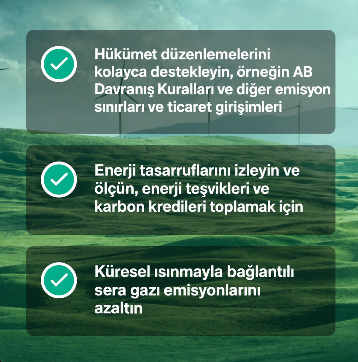Kurumsal sürdürülebilirlik ve yeşil girişimleri destekleyin